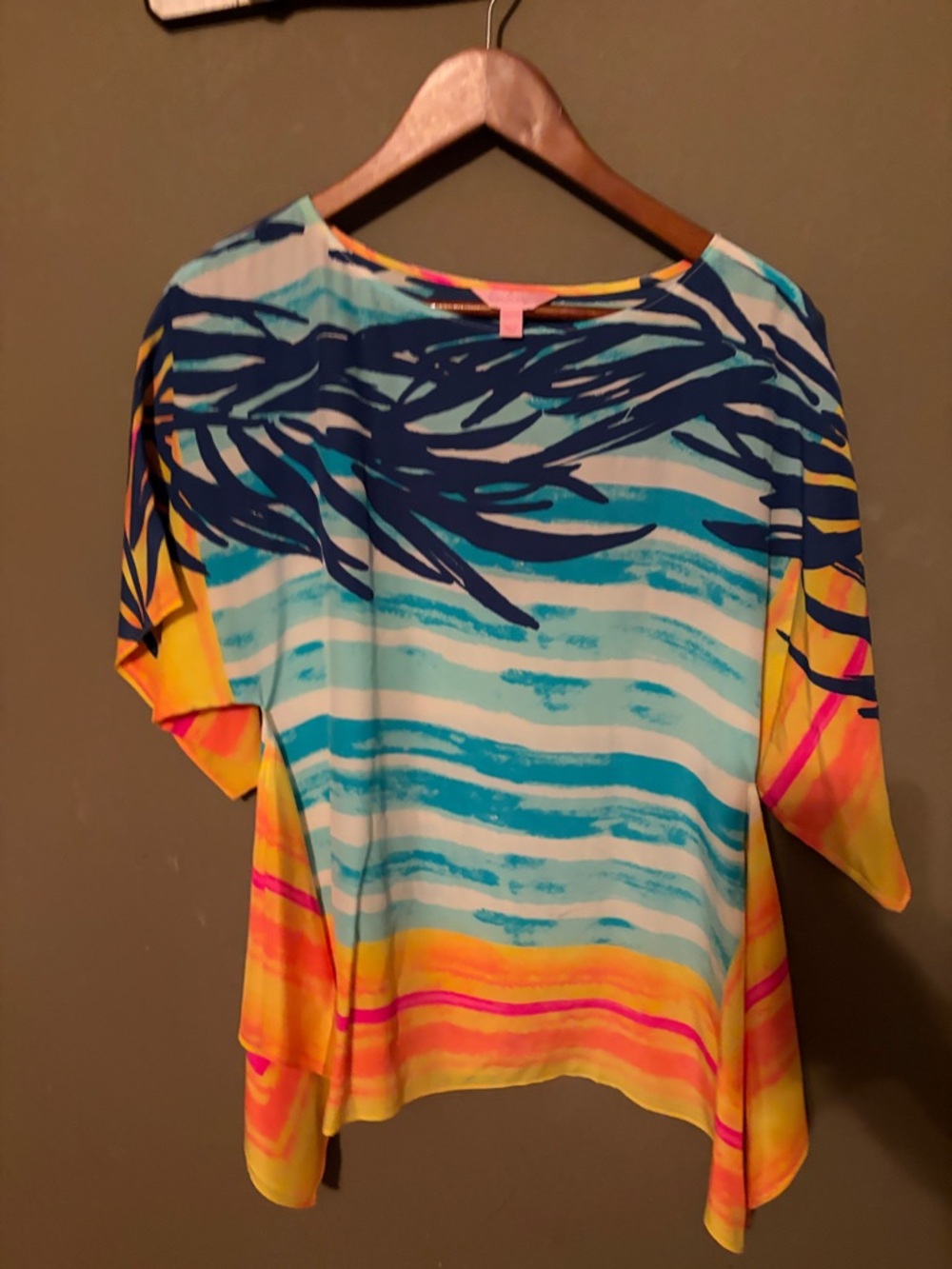 Lilly Pulitzer Multicolor Tunic - Blue, Yellow & Pink